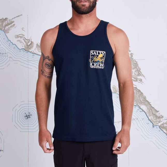 salty crew ink slinger tank nary size m