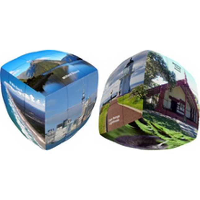 new zealand places 3 x 3 pillow printed