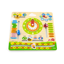 clock calendar with seasons