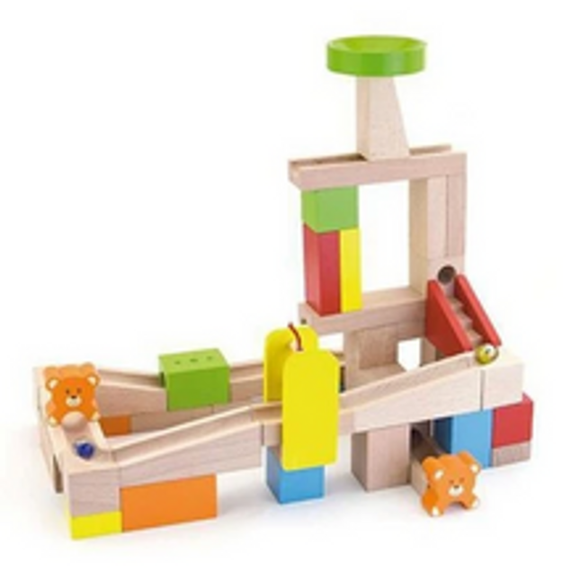 marble run wooden 3 49 pcs